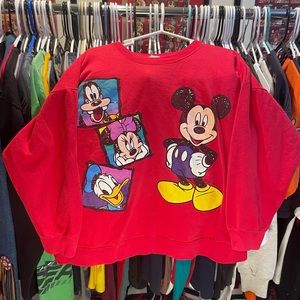 Vintage Disney Mickey Unlimited Land ‘N Sea Mickey Mouse Crewneck Sweatshirt